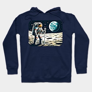 Moon Landing - Astronaut Hoodie